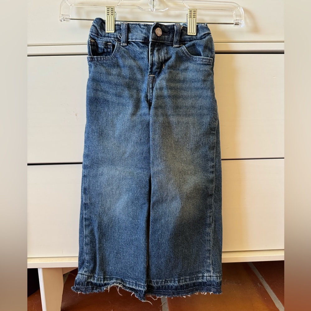 GAP Dark Blue Denim Wide Leg Pants